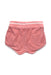 A Pink Shorts from miles baby in size 5T for girl. (Back View)
