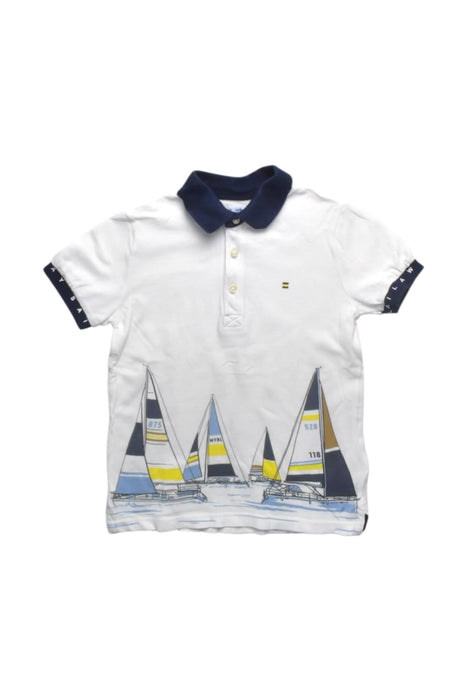 A Multicolour Short Sleeve Polos from Mayoral in size 5T for boy. (Front View)