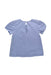 A Blue Short Sleeve Tops from Our Mini Nature in size 6T for girl. (Back View)