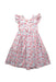 A Multicolour Sleeveless Dresses from Elizabeth Little in size 6T for girl. (Front View)