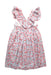 A Multicolour Sleeveless Dresses from Elizabeth Little in size 6T for girl. (Back View)