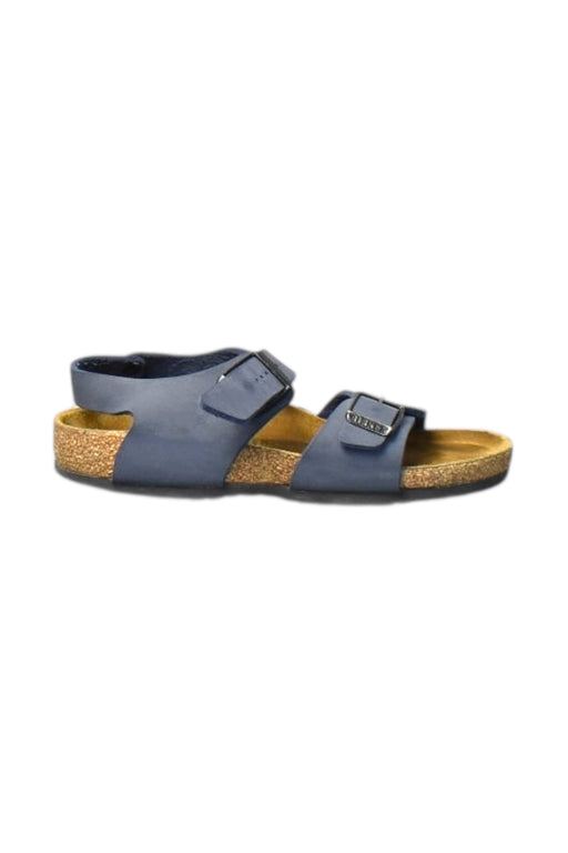 A Blue Sandals from Birkenstock in size 9Y for boy. (Front View)