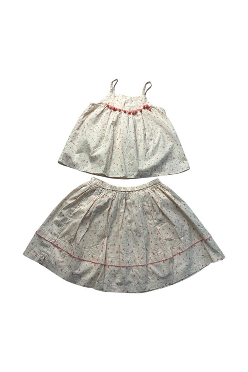 A White Skirt Sets from Wild & Gorgeous in size 10Y for girl. (Front View)