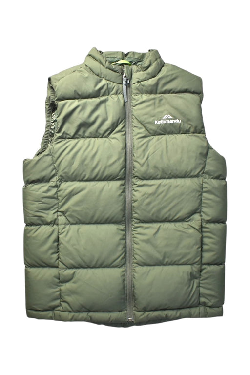 A Green Outerwear Vests from Kathmandu in size 10Y for boy. (Front View)