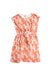 A Orange Sleeveless Dresses from Play Etc. in size 10Y for girl. (Front View)