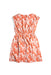 A Orange Sleeveless Dresses from Play Etc. in size 10Y for girl. (Back View)