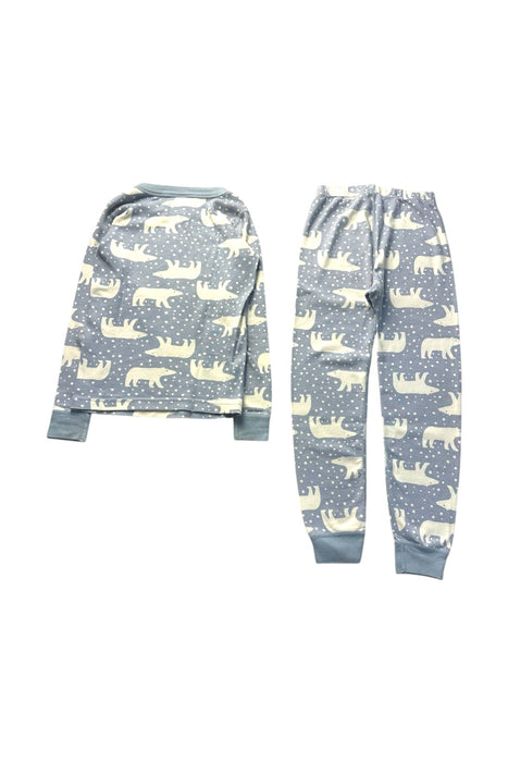 A Blue Pyjama Sets from Hanna Andersson in size 6T for boy. (Back View)