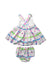 A Multicolour Skirt Sets from Jacadi in size 6-12M for girl. (Back View)