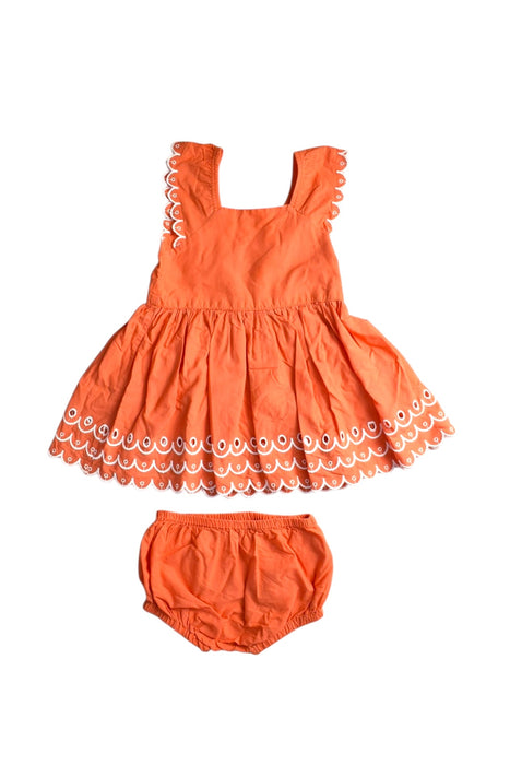 A Orange Dress Sets from Stella McCartney in size 6-12M for girl. (Front View)