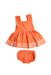 A Orange Dress Sets from Stella McCartney in size 6-12M for girl. (Back View)