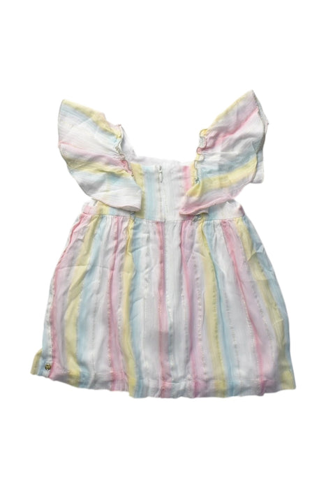 A Multicolour Sleeveless Dresses from Lili Gaufrette in size 6-12M for girl. (Back View)