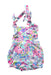 A Multicolour Sleeveless Rompers from Jacadi in size 12-18M for girl. (Front View)