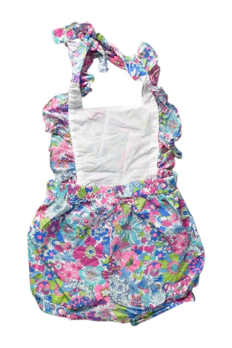 A Multicolour Sleeveless Rompers from Jacadi in size 12-18M for girl. (Back View)