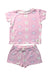 A Pink Shorts Sets from Seed in size 4T for girl. (Front View)