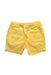 A Yellow Shorts from Seed in size 6T for boy. (Front View)