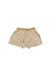 A Beige Shorts from Purebaby in size 6-12M for boy. (Front View)