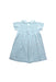 A Blue Short Sleeve Dresses from Pigeon Organics in size 2T for girl. (Back View)