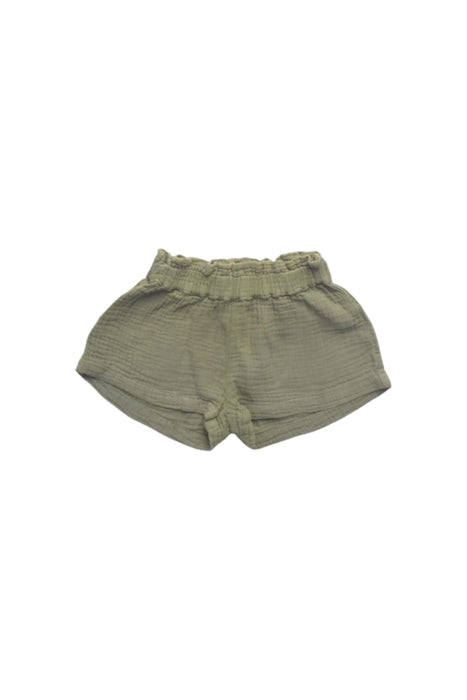A Taupe Shorts from Seed in size 6-12M for girl. (Front View)