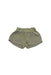 A Taupe Shorts from Seed in size 6-12M for girl. (Front View)