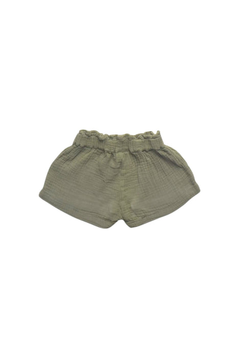 A Taupe Shorts from Seed in size 6-12M for girl. (Back View)