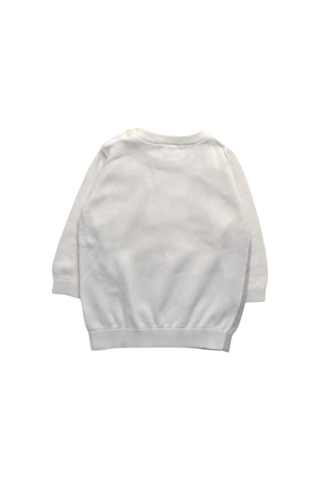 A Grey Knit Sweaters from Seed in size 6-12M for boy. (Back View)