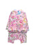 A Multicolour Swimsuits from Bebe by Minihaha in size 6-12M for girl. (Back View)