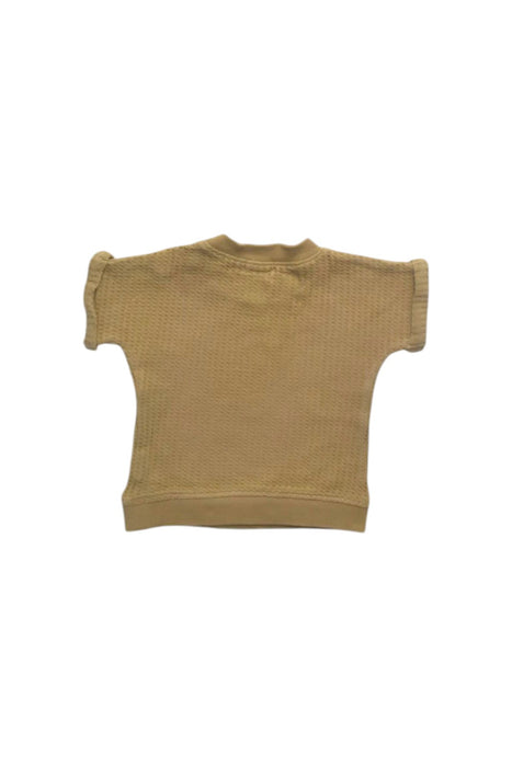A Beige Short Sleeve Tops from Jamie Kay in size 6-12M for girl. (Back View)