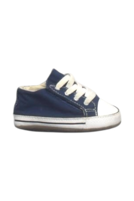 A Blue Sneakers from Converse in size 12-18M for boy. (Front View)
