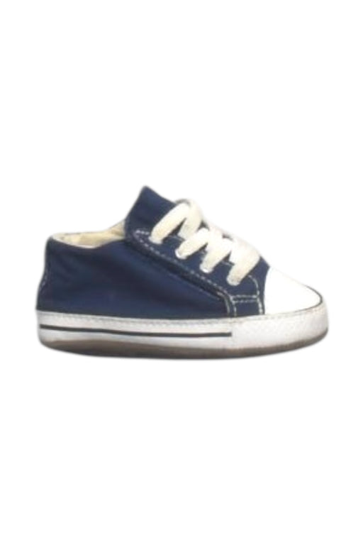A Blue Sneakers from Converse in size 12-18M for boy. (Front View)