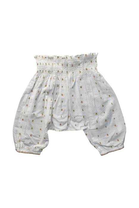 A White Bloomers from Velveteen in size 6-12M for girl. (Back View)