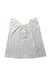 A White Sleeveless Tops from Velveteen in size 2T for girl. (Back View)