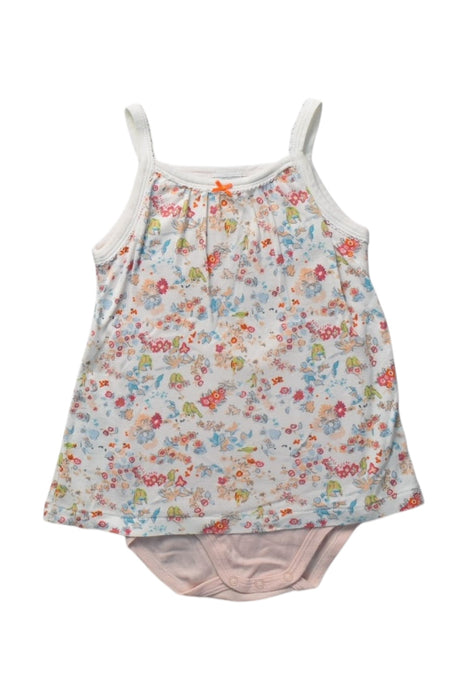 A Multicolour Sleeveless Rompers from Petit Bateau in size 3T for girl. (Front View)