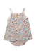 A Multicolour Sleeveless Rompers from Petit Bateau in size 3T for girl. (Front View)