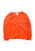 A Orange Cardigans from Petit Bateau in size 5T for girl. (Front View)