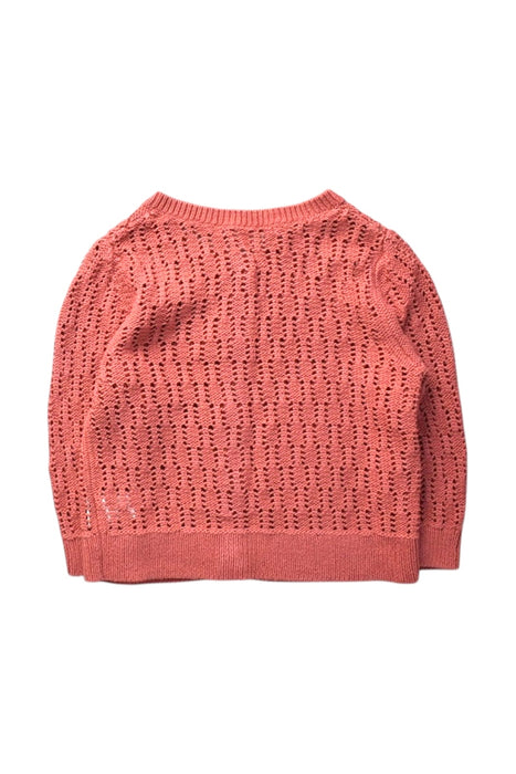 A Pink Cardigans from Bonpoint in size 4T for girl. (Back View)
