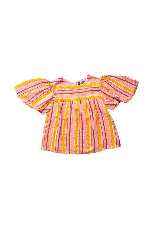 A Multicolour Short Sleeve Tops from Velveteen in size 3T for girl. (Front View)