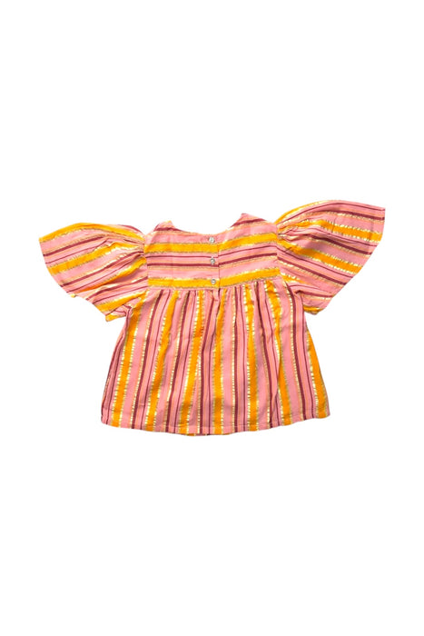 A Multicolour Short Sleeve Tops from Velveteen in size 3T for girl. (Back View)