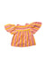 A Multicolour Short Sleeve Tops from Velveteen in size 3T for girl. (Back View)
