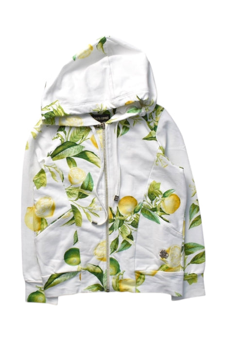 A Multicolour Zippered Sweatshirts from Roberto Cavalli in size 4T for girl. (Front View)
