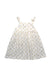 A White Sleeveless Dresses from Du Pareil au même in size 4T for girl. (Front View)