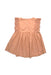 A Peach Sleeveless Dresses from Jamie Kay in size 3T for girl. (Back View)