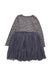 A Grey Long Sleeve Dresses from Jamie Kay in size 2T for girl. (Back View)
