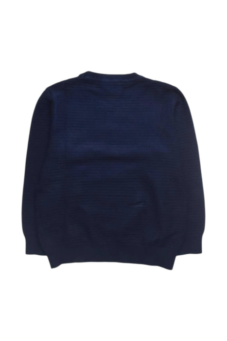 A Navy Knit Sweaters from Emporio Armani in size 4T for boy. (Back View)