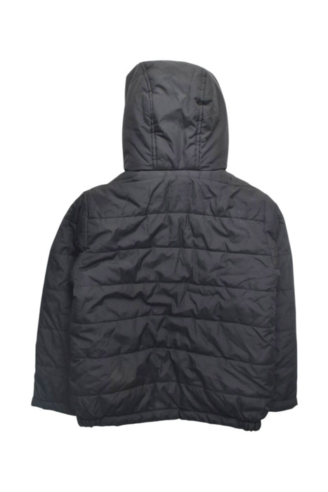 A Black Puffer/Quilted Jackets from Nautica in size 4T for boy. (Back View)