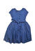 A Blue Short Sleeve Dresses from Polo Ralph Lauren in size 6T for girl. (Back View)