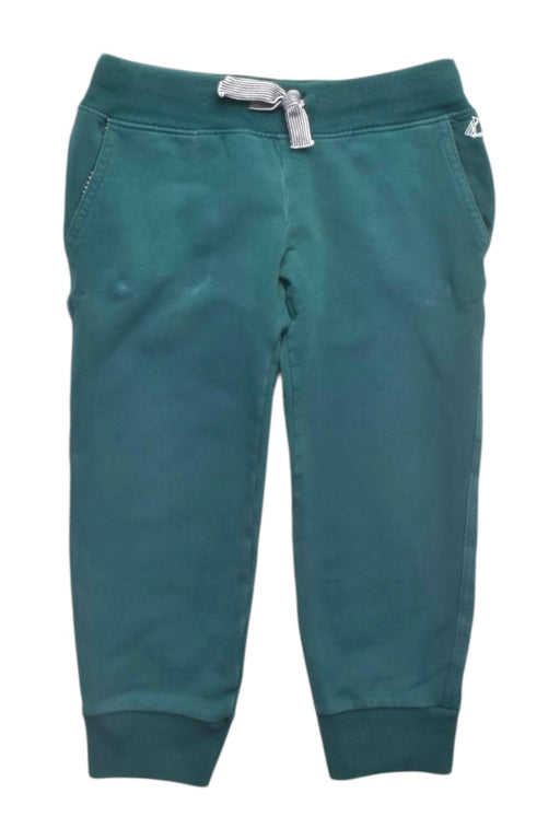 A Green Sweatpants from Petit Bateau in size 3T for boy. (Front View)