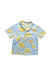 A Blue Short Sleeve Shirts from Elly in size 3T for boy. (Front View)