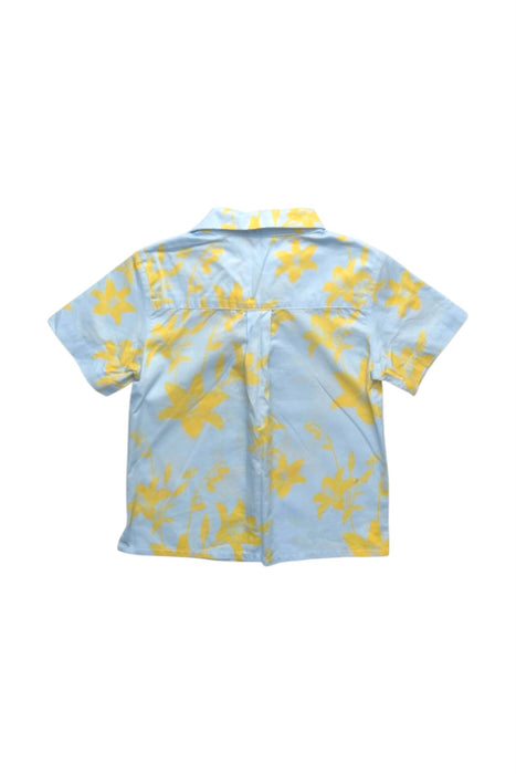 A Blue Short Sleeve Shirts from Elly in size 3T for boy. (Back View)