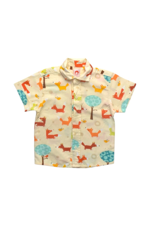 A Multicolour Short Sleeve Shirts from Elly in size 12-18M for boy. (Front View)