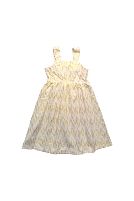 A Ivory Sleeveless Dresses from Country Road in size 2T for girl. (Front View)